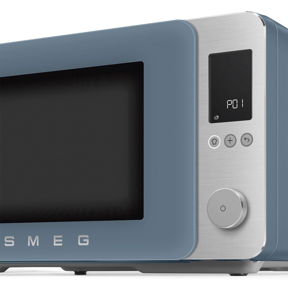 Smeg MOC02SBMEU forno a microonde Blu Microonde combinato Superficie piana 27 L 900 W