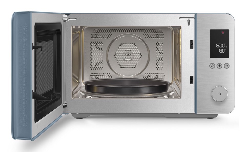 Smeg MOC02SBMEU forno a microonde Blu Microonde combinato Superficie piana 27 L 900 W