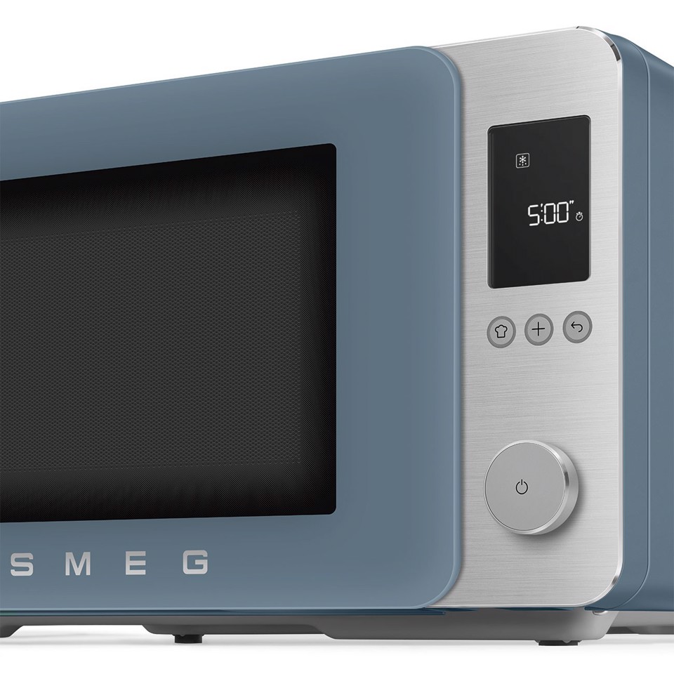 Smeg MOC02SBMEU forno a microonde Blu Microonde combinato Superficie piana 27 L 900 W