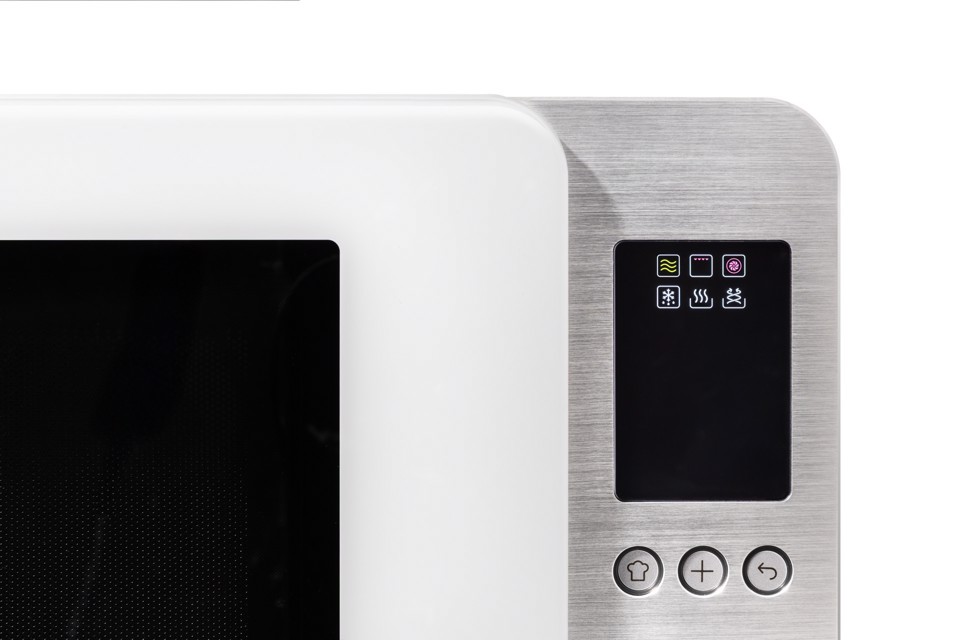 Smeg MOC02WHMEU forno a microonde Bianco Microonde combinato Superficie piana 27 L 900 W
