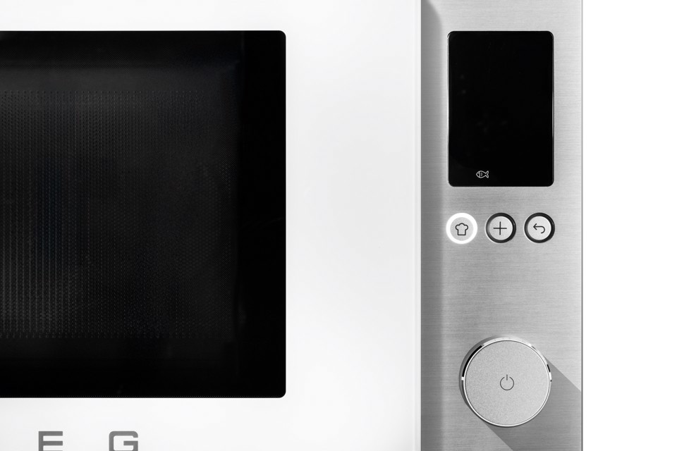 Smeg MOC02WHMEU forno a microonde Bianco Microonde combinato Superficie piana 27 L 900 W