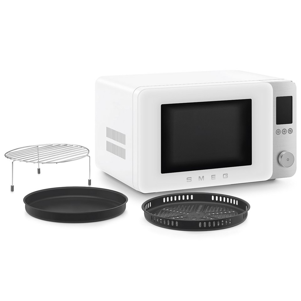Smeg MOC02WHMEU forno a microonde Bianco Microonde combinato Superficie piana 27 L 900 W