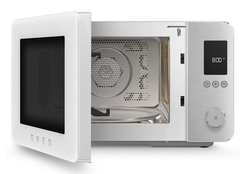 Smeg MOC02WHMEU forno a microonde Bianco Microonde combinato Superficie piana 27 L 900 W