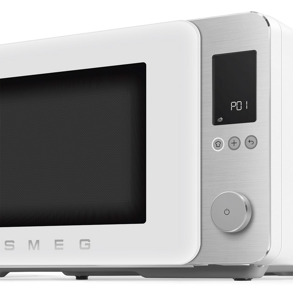 Smeg MOC02WHMEU forno a microonde Bianco Microonde combinato Superficie piana 27 L 900 W