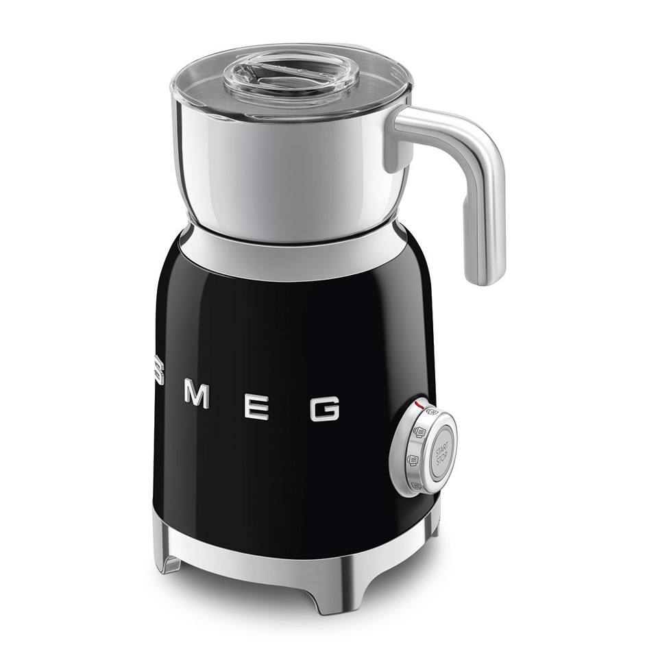 Smeg Montalatte 50's Style – Nero LUCIDO – MF11BLEU