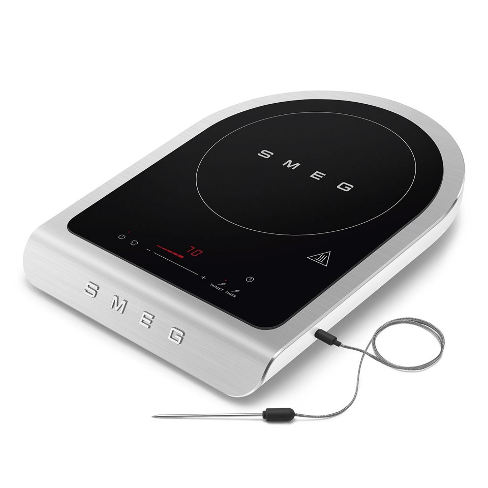 Smeg Piastra a induzione portatile Linea Collezione - Bianco Opaco - PIC01WHMEU