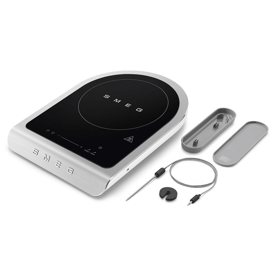 Smeg Piastra a induzione portatile Linea Collezione - Bianco Opaco - PIC01WHMEU