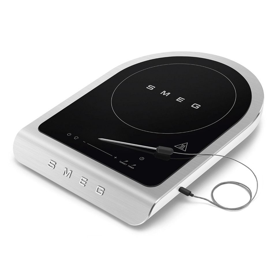 Smeg Piastra a induzione portatile Linea Collezione - Bianco Opaco - PIC01WHMEU