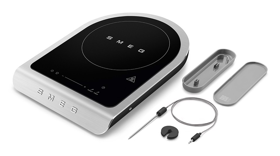 Smeg Piastra a induzione portatile Linea Collezione - Nero Opaco - PIC01BLMEU