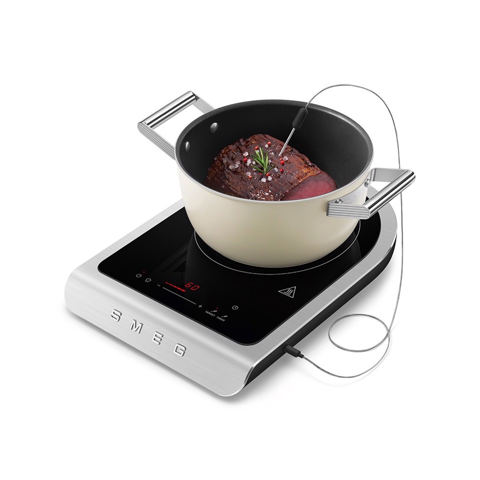 Smeg Piastra a induzione portatile Linea Collezione - Nero Opaco - PIC01BLMEU