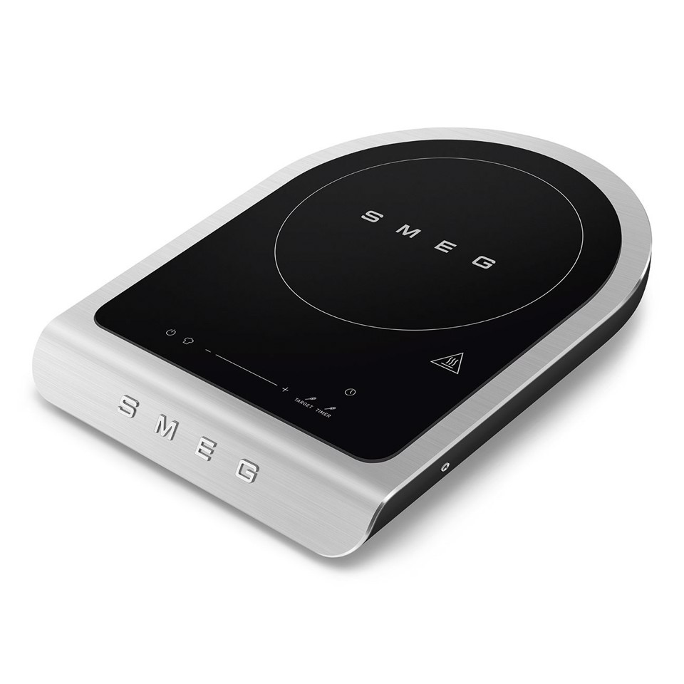 Smeg Piastra a induzione portatile Linea Collezione - Nero Opaco - PIC01BLMEU