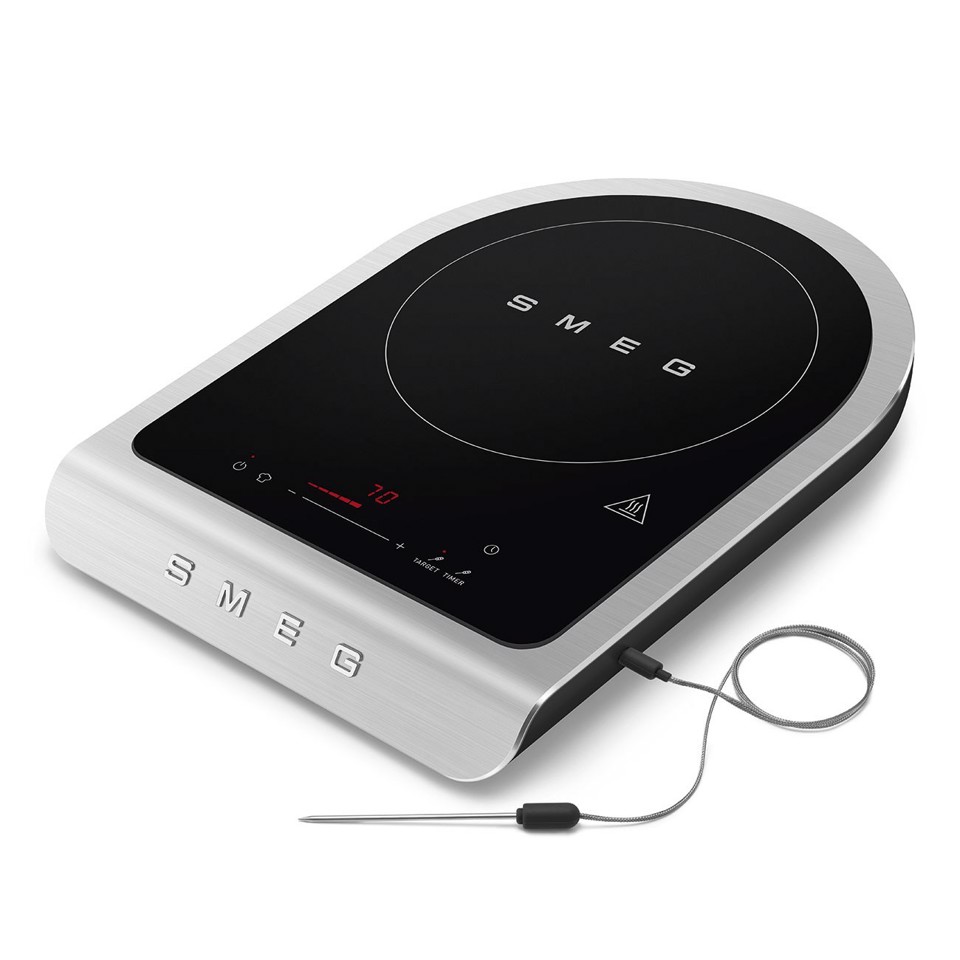 Smeg Piastra a induzione portatile Linea Collezione - Nero Opaco - PIC01BLMEU