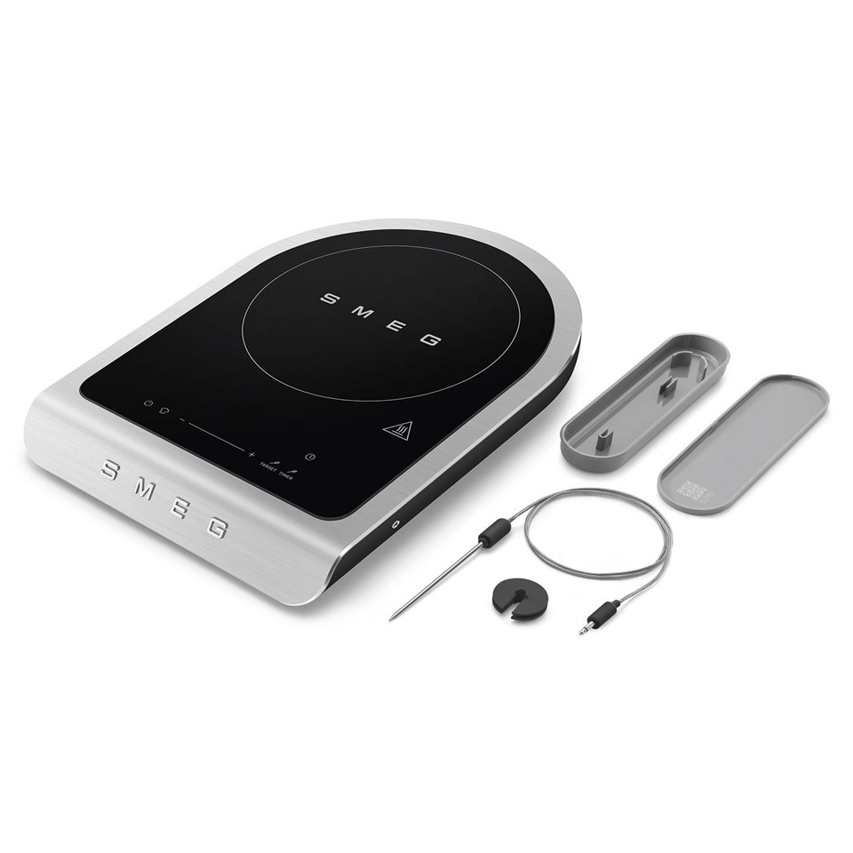 Smeg Piastra a induzione portatile Linea Collezione - Nero Opaco - PIC01BLMEU