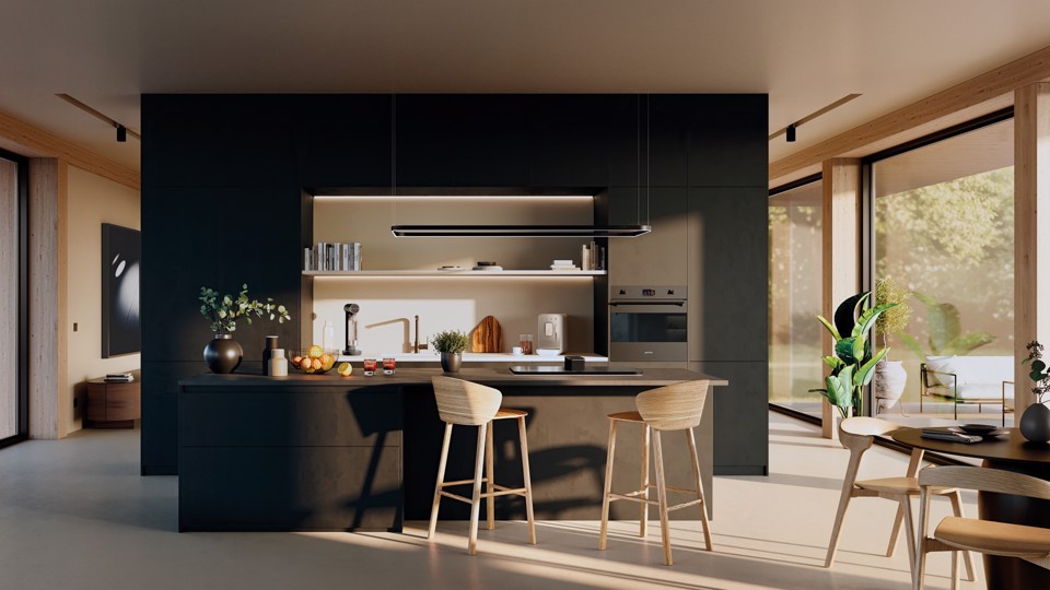 Smeg SKC01BLM gasatore Plastica Nero