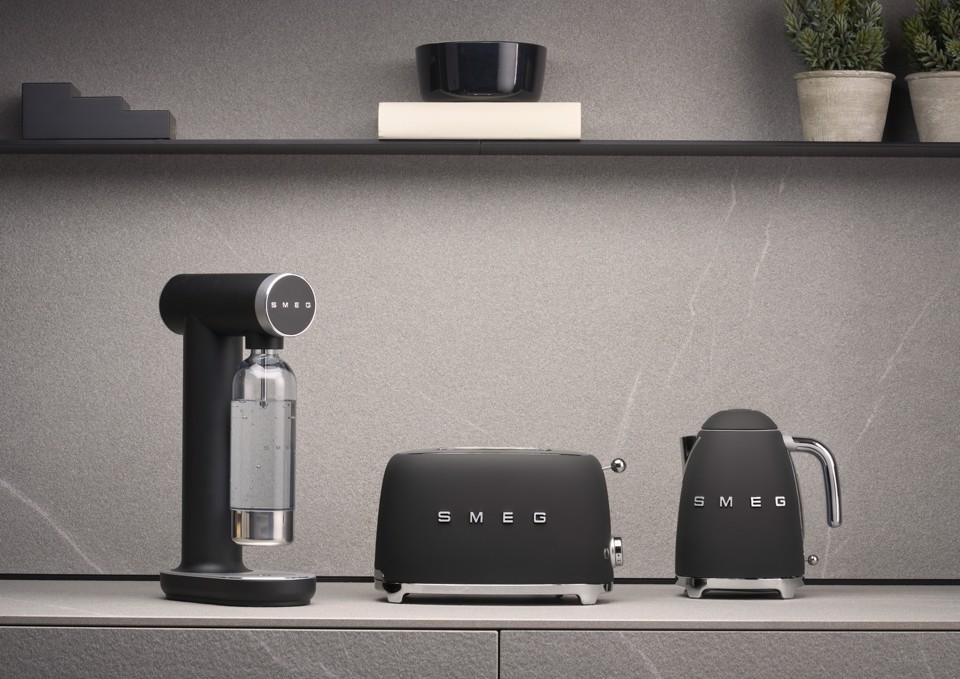 Smeg SKC01BLM gasatore Plastica Nero