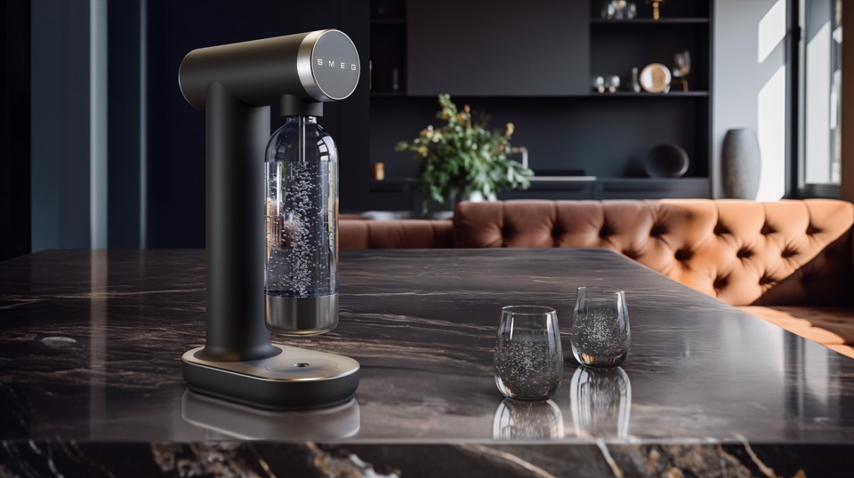Smeg SKC01BLM gasatore Plastica Nero