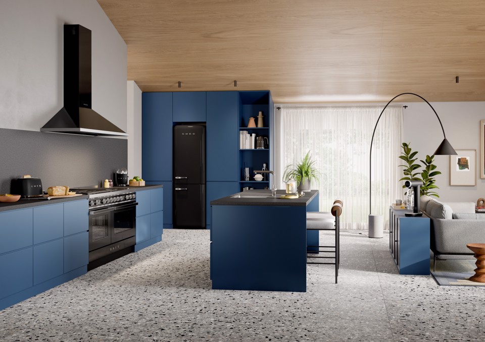 Smeg SKC01BLM gasatore Plastica Nero