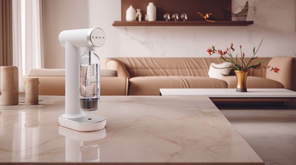 Smeg SKC01WHM gasatore Plastica Bianco