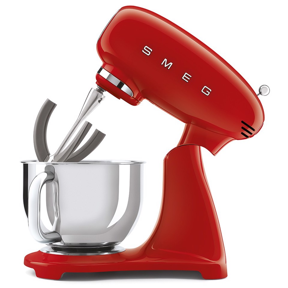 Smeg SMF03RDEU sbattitore Sbattitore con base 800 W Rosso