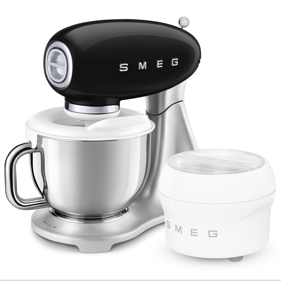 Smeg SMF04BLEU sbattitore Sbattitore con base 800 W Nero