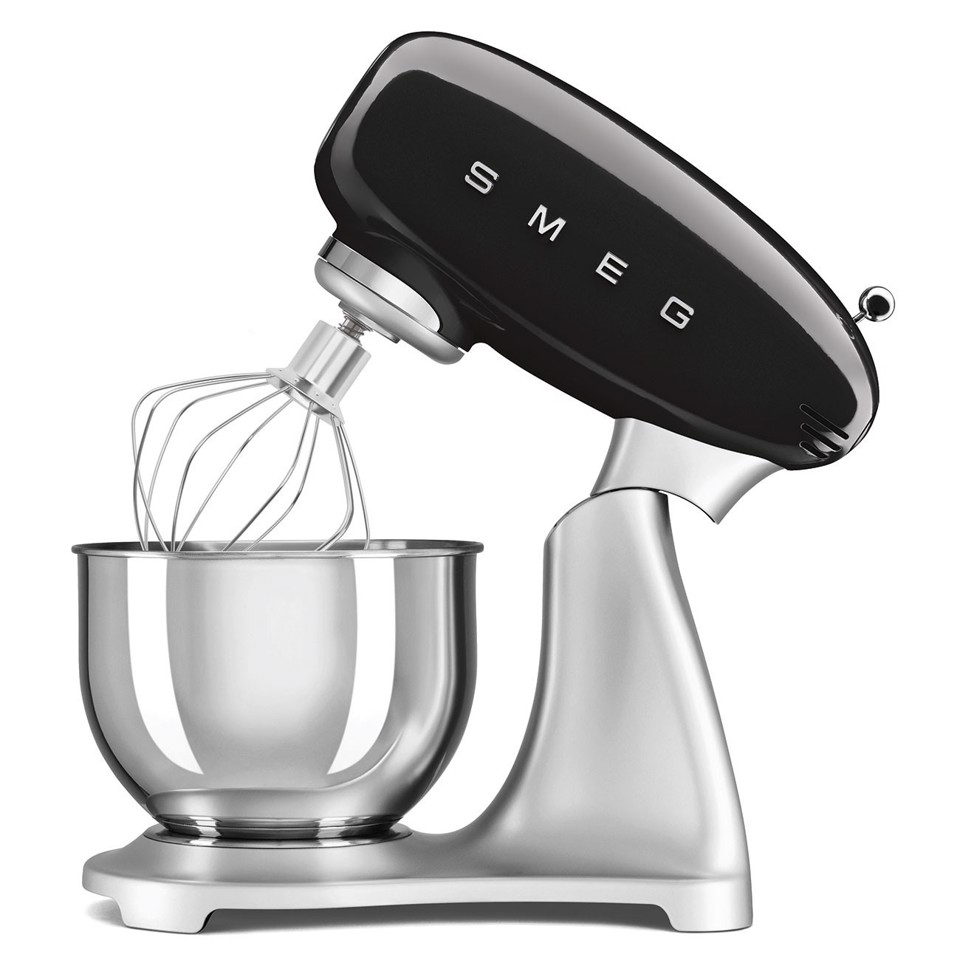 Smeg SMF04BLEU sbattitore Sbattitore con base 800 W Nero