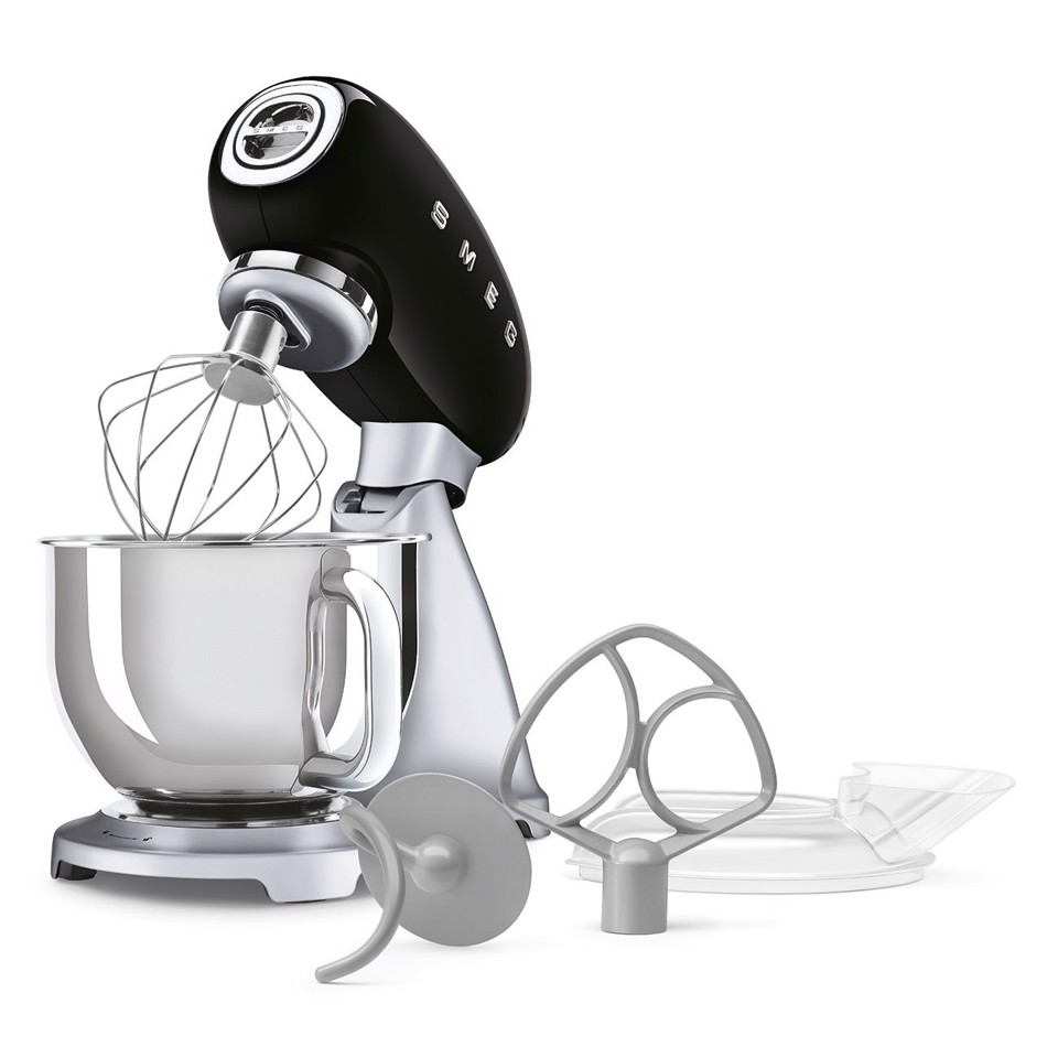 Smeg SMF04BLEU sbattitore Sbattitore con base 800 W Nero