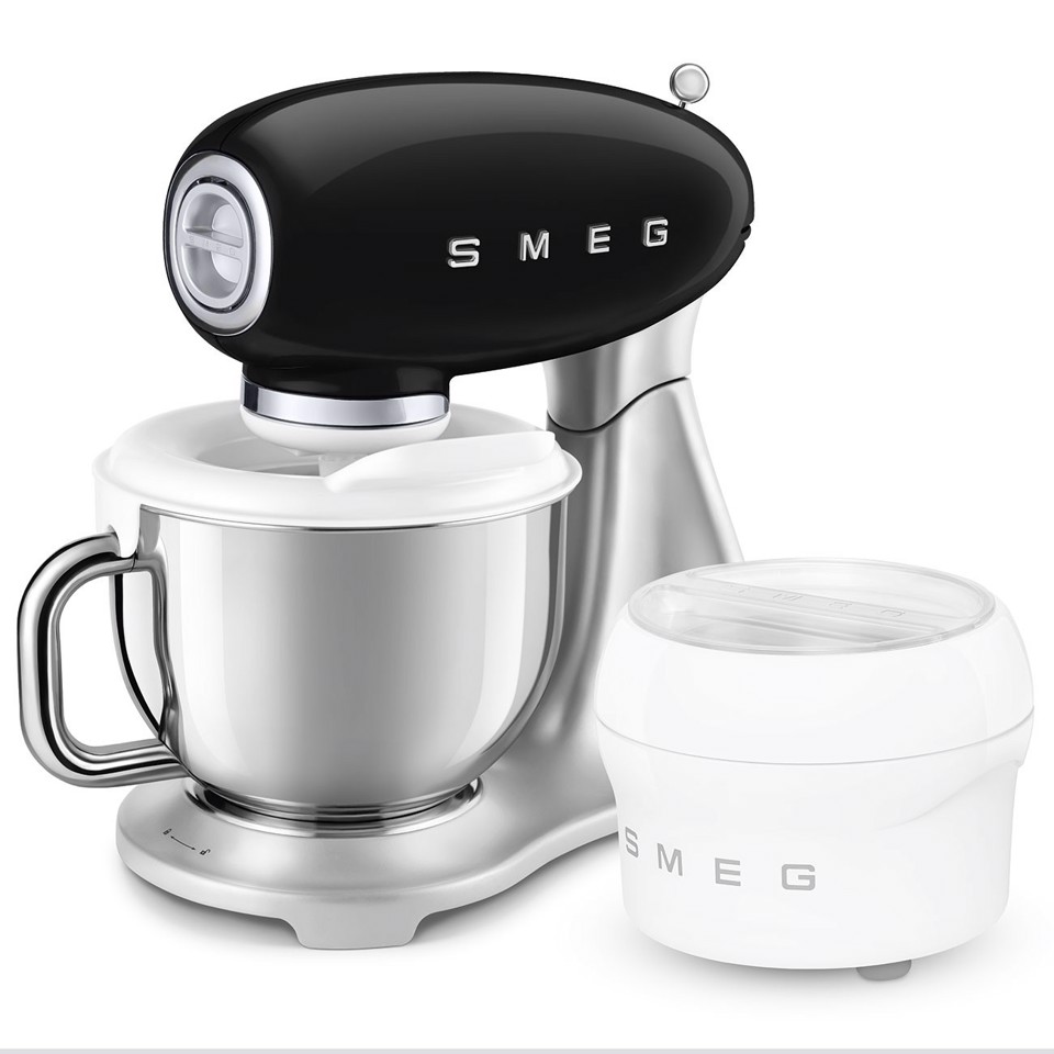Smeg SMF04BLEU sbattitore Sbattitore con base 800 W Nero