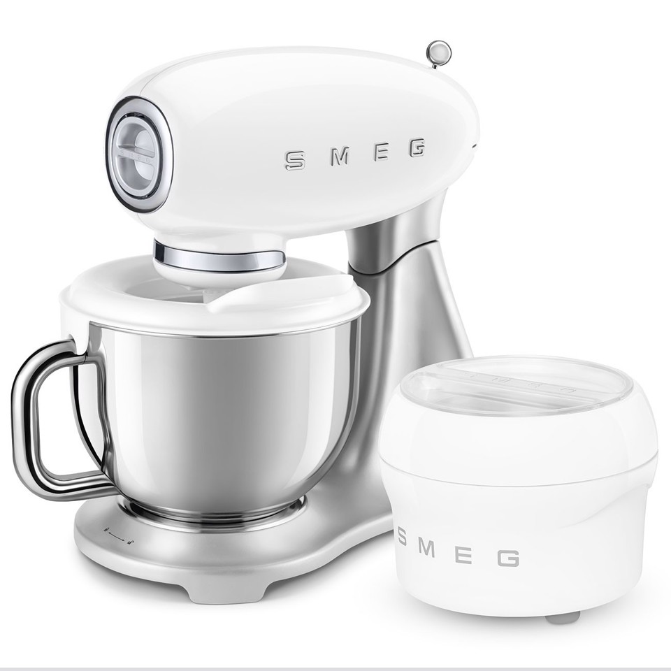 Smeg SMF04WHEU sbattitore Sbattitore con base 800 W Bianco
