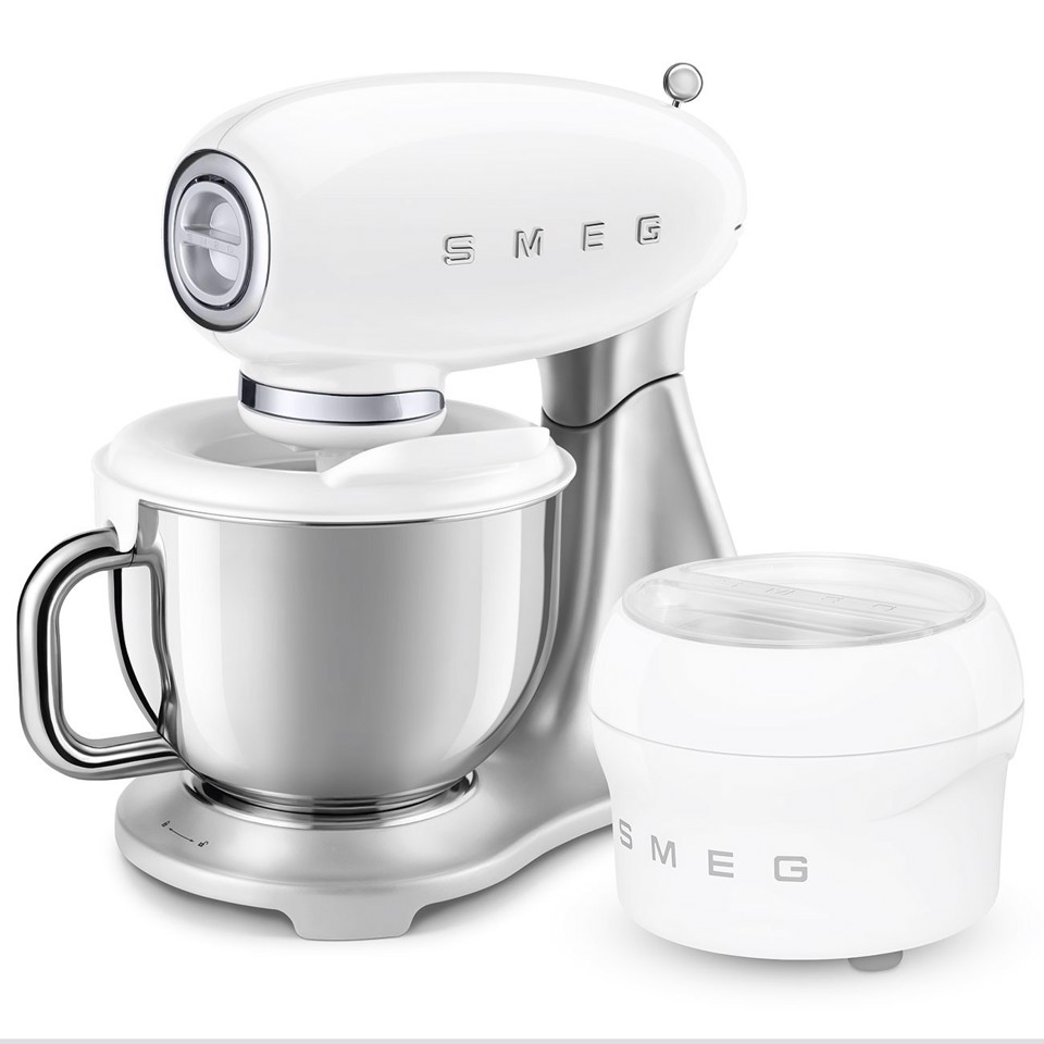 Smeg SMF04WHEU sbattitore Sbattitore con base 800 W Bianco