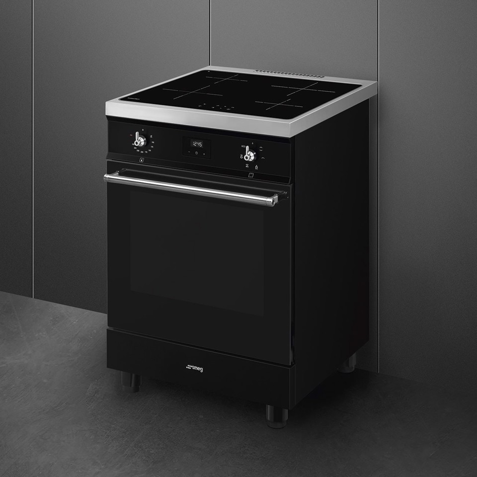 Smeg Symphony C6IMBLT2 cucina Elettrico Piano cottura a induzione Nero