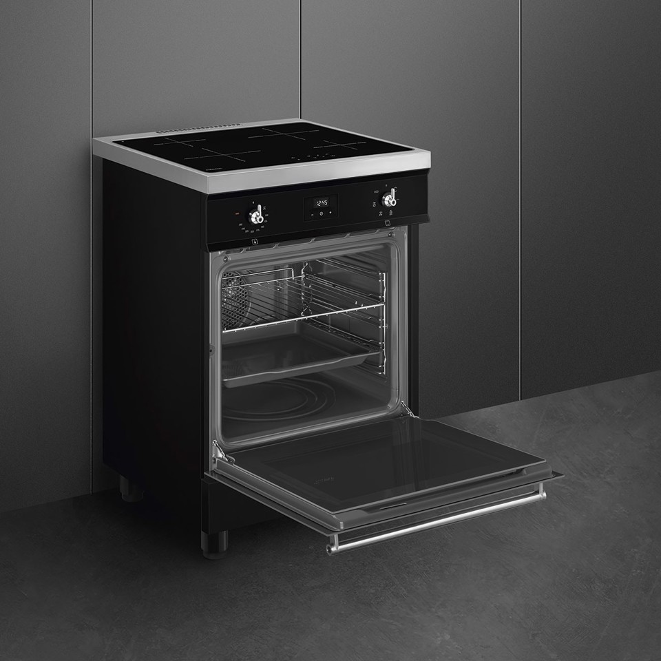Smeg Symphony C6IMBLT2 cucina Elettrico Piano cottura a induzione Nero