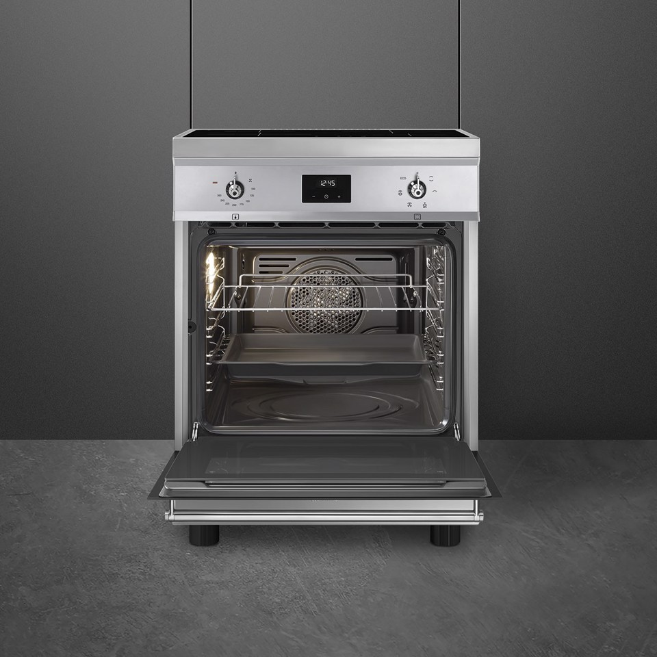 Smeg Symphony Classica Cucina C6IMXT2 Acciaio Inox Made in Italy