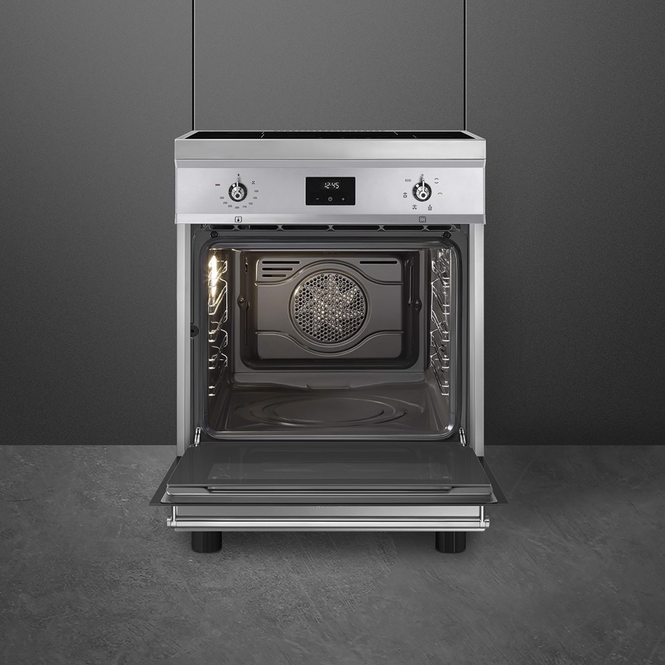 Smeg Symphony Classica Cucina C6IMXT2 Acciaio Inox Made in Italy