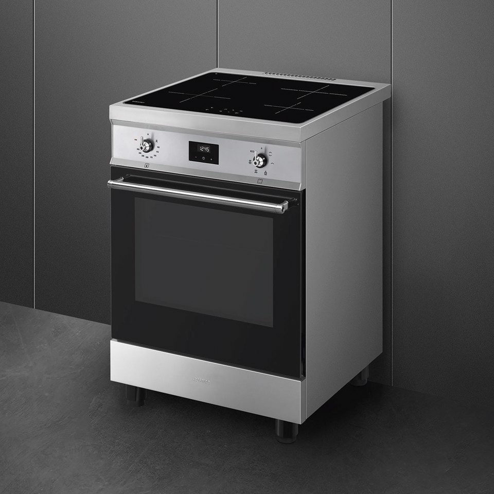Smeg Symphony Classica Cucina C6IMXT2 Acciaio Inox Made in Italy