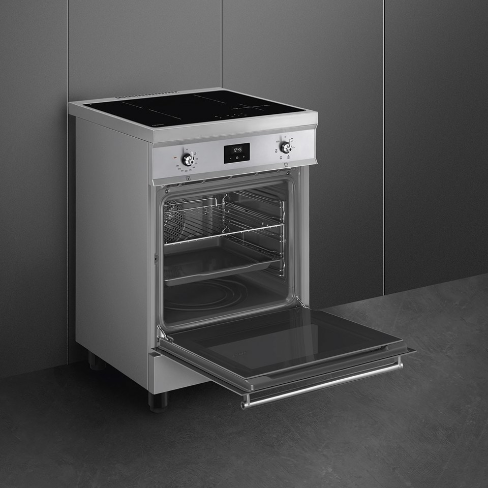 Smeg Symphony Classica Cucina C6IMXT2 Acciaio Inox Made in Italy