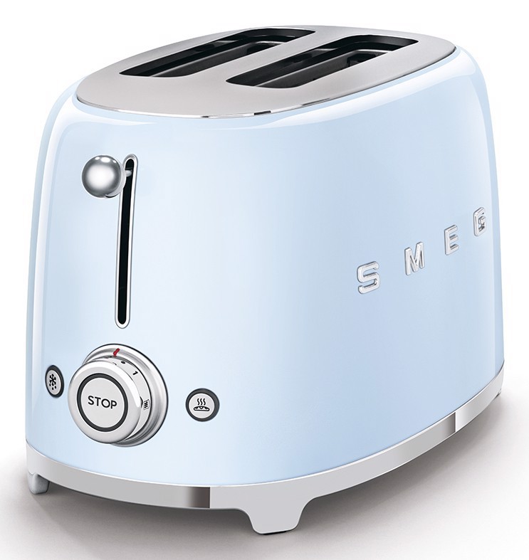 Smeg Tostapane 50's Style – Azzurro LUCIDO 2x2 – TSF01PBEU