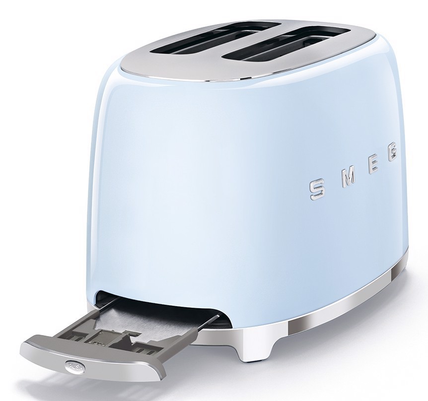Smeg Tostapane 50's Style – Azzurro LUCIDO 2x2 – TSF01PBEU