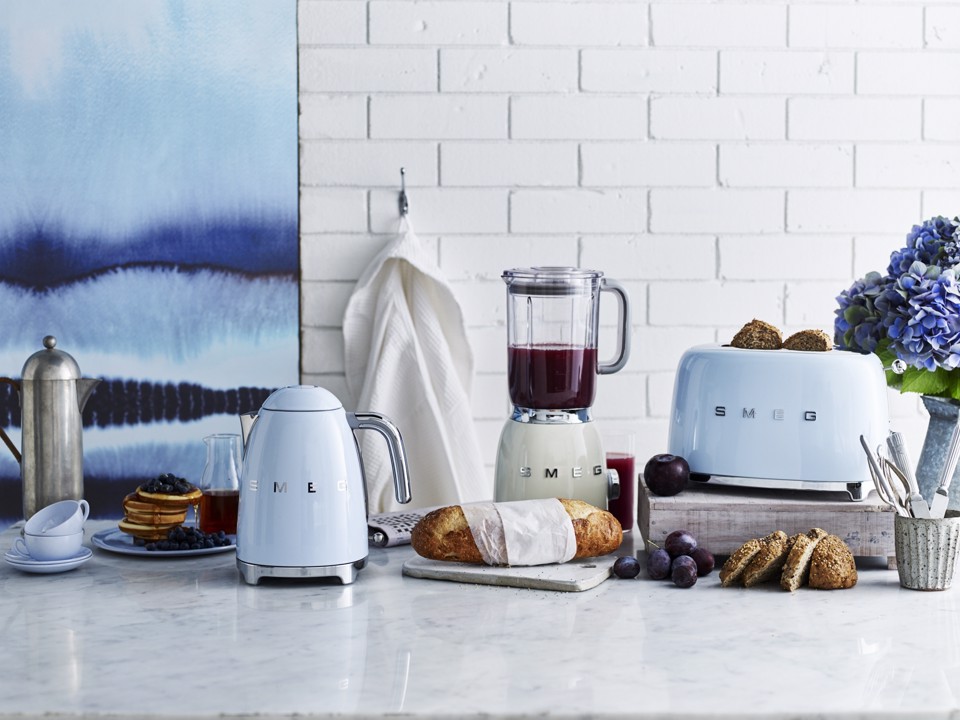 Smeg Tostapane 50's Style – Azzurro LUCIDO 2x2 – TSF01PBEU