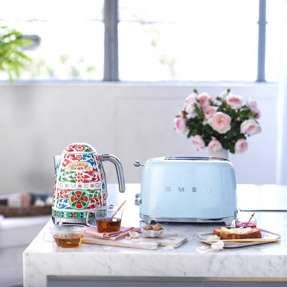 Smeg Tostapane 50's Style – Azzurro LUCIDO 2x2 – TSF01PBEU