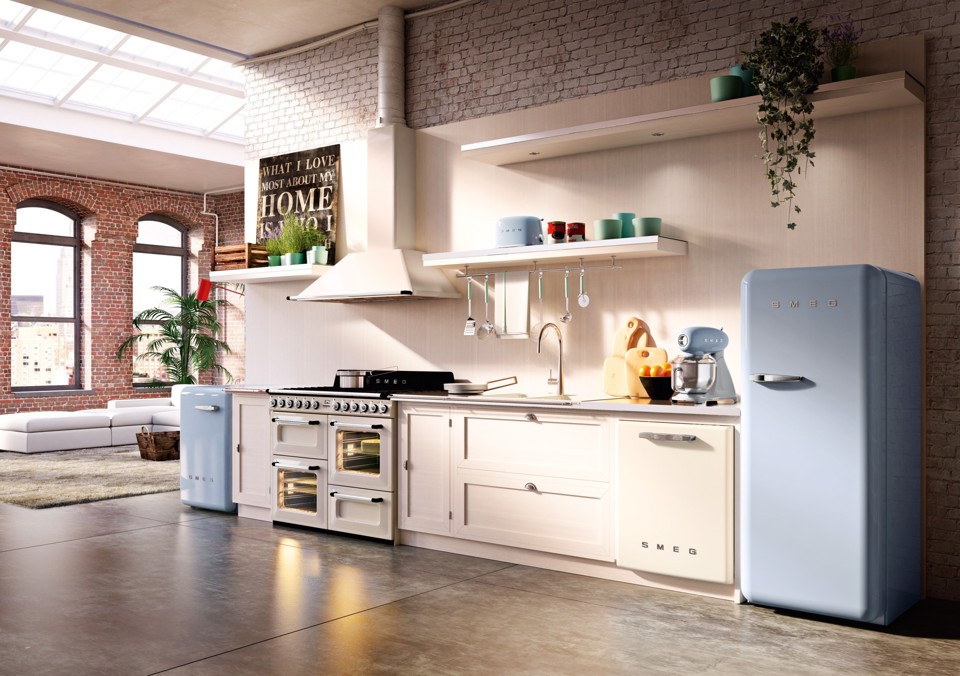 Smeg Tostapane 50's Style – Azzurro LUCIDO 2x2 – TSF01PBEU
