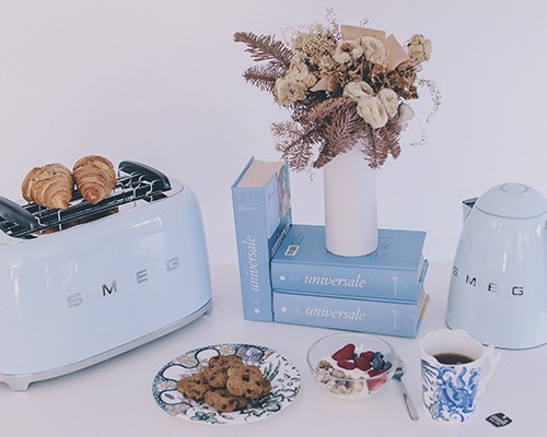 Smeg Tostapane 50's Style – Azzurro LUCIDO 2x2 – TSF01PBEU
