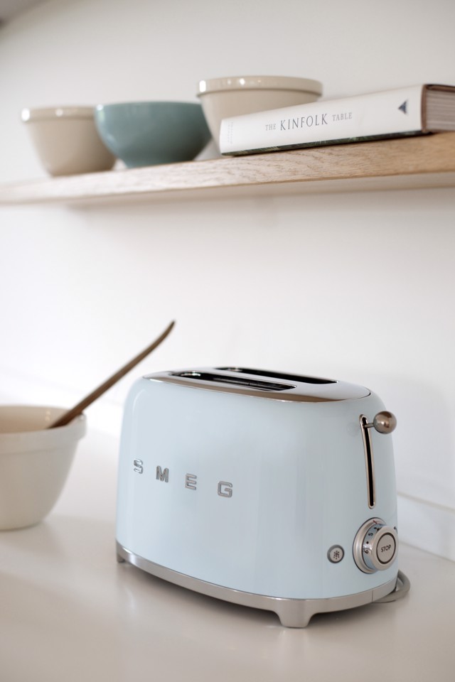 Smeg Tostapane 50's Style – Azzurro LUCIDO 2x2 – TSF01PBEU