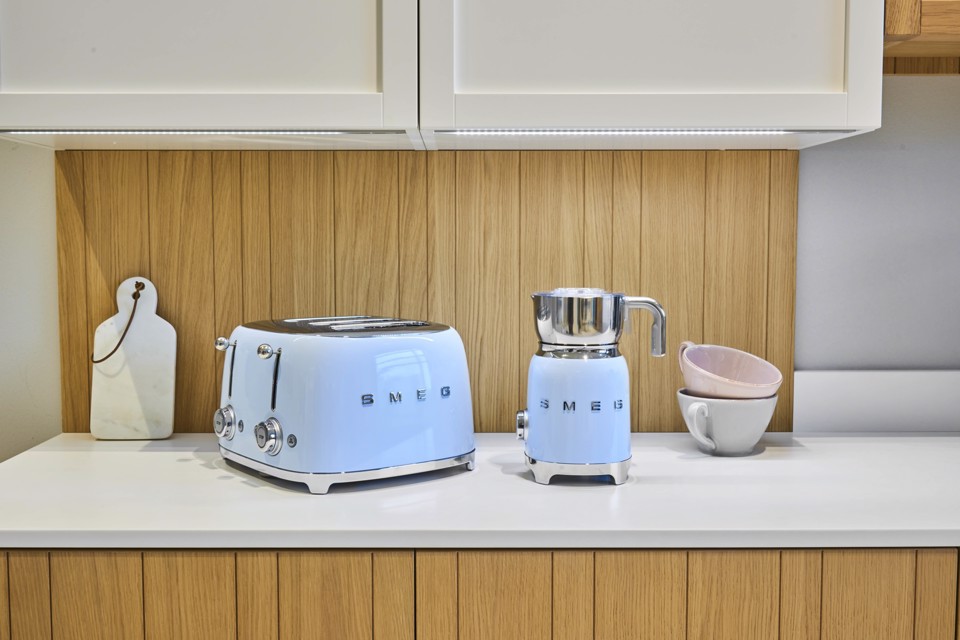 Smeg Tostapane 50's Style – Azzurro LUCIDO 4x4 – TSF03PBEU