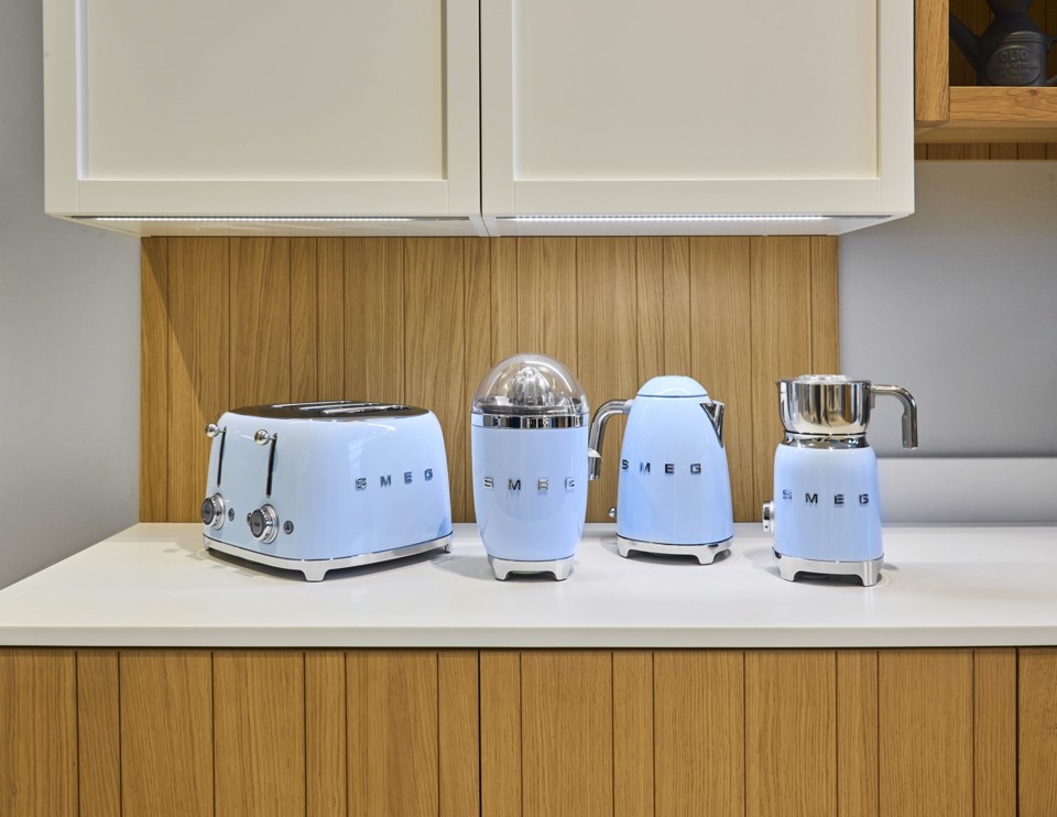 Smeg Tostapane 50's Style – Azzurro LUCIDO 4x4 – TSF03PBEU