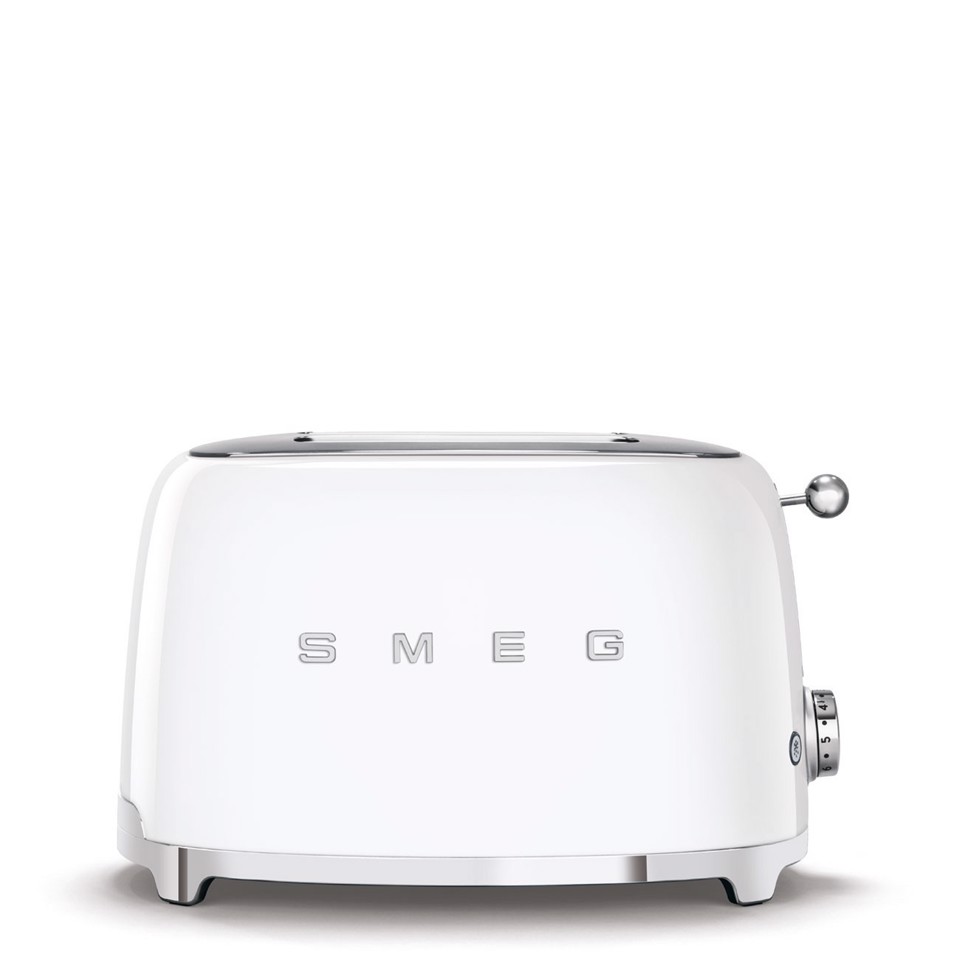 Smeg Tostapane 50's Style – Bianco LUCIDO 2x2 – TSF01WHEU