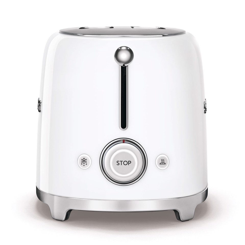 Smeg Tostapane 50's Style – Bianco LUCIDO 2x2 – TSF02WHEU