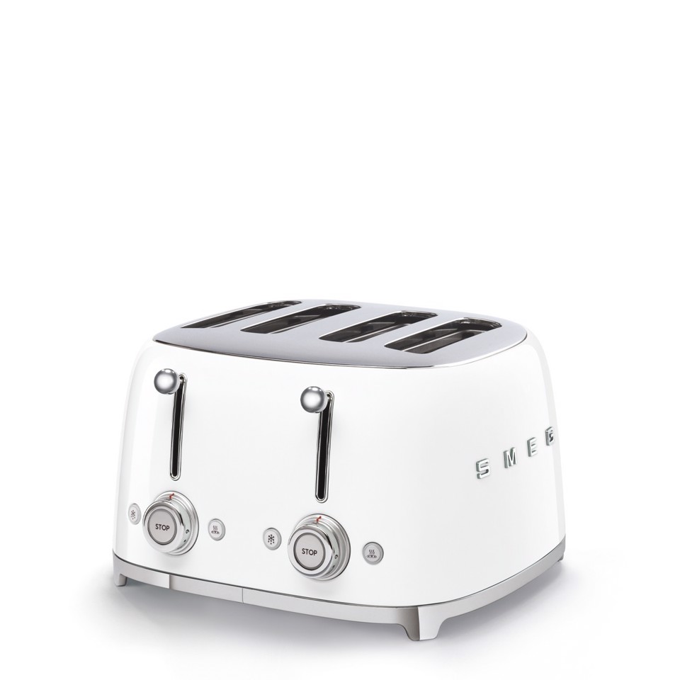 Smeg Tostapane 50's Style – Bianco LUCIDO 4x4 – TSF03WHEU