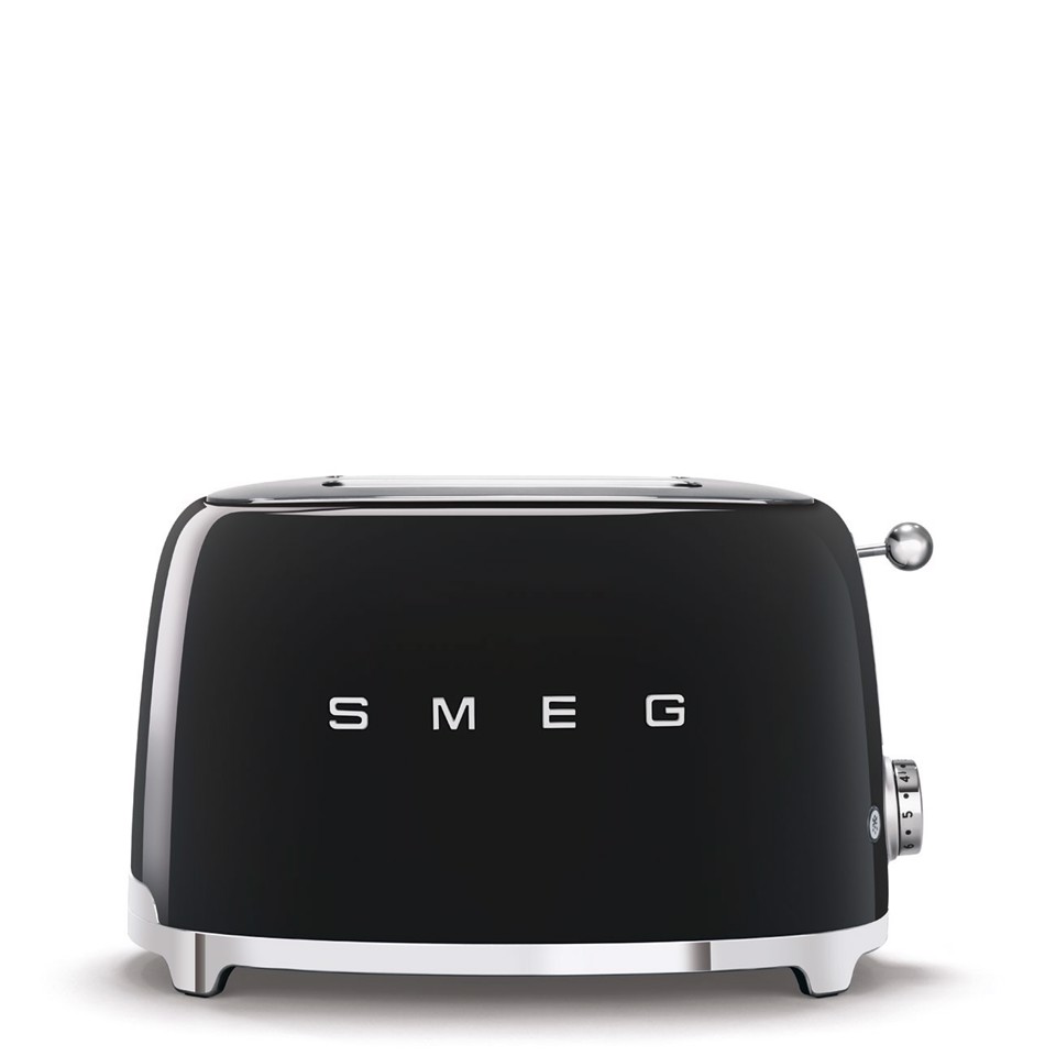 Smeg Tostapane 50's Style – Nero LUCIDO 2x2 – TSF01BLEU