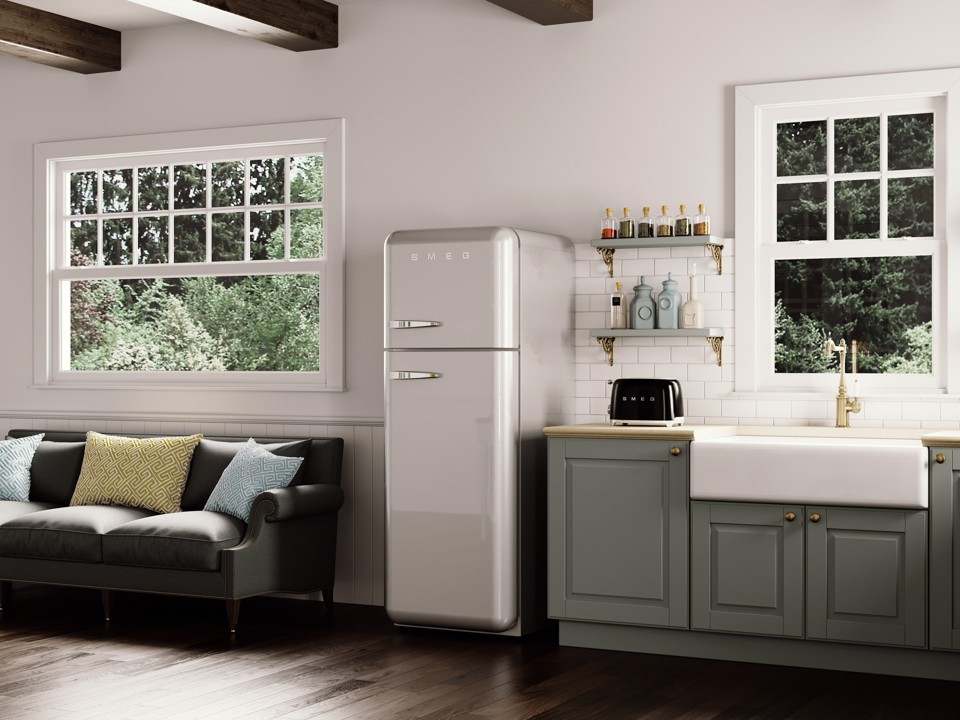 Smeg Tostapane 50's Style – Nero LUCIDO 2x2 – TSF01BLEU