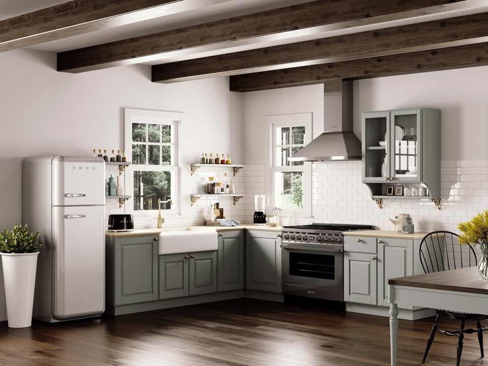 Smeg Tostapane 50's Style – Nero LUCIDO 2x2 – TSF01BLEU